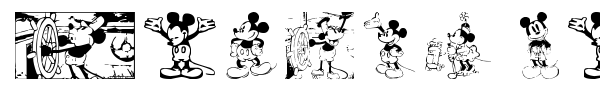 Mickey Vintage font preview